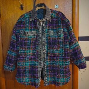 Diesel Black and Silver Jacket